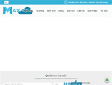 Tablet Screenshot of maxhost.vn